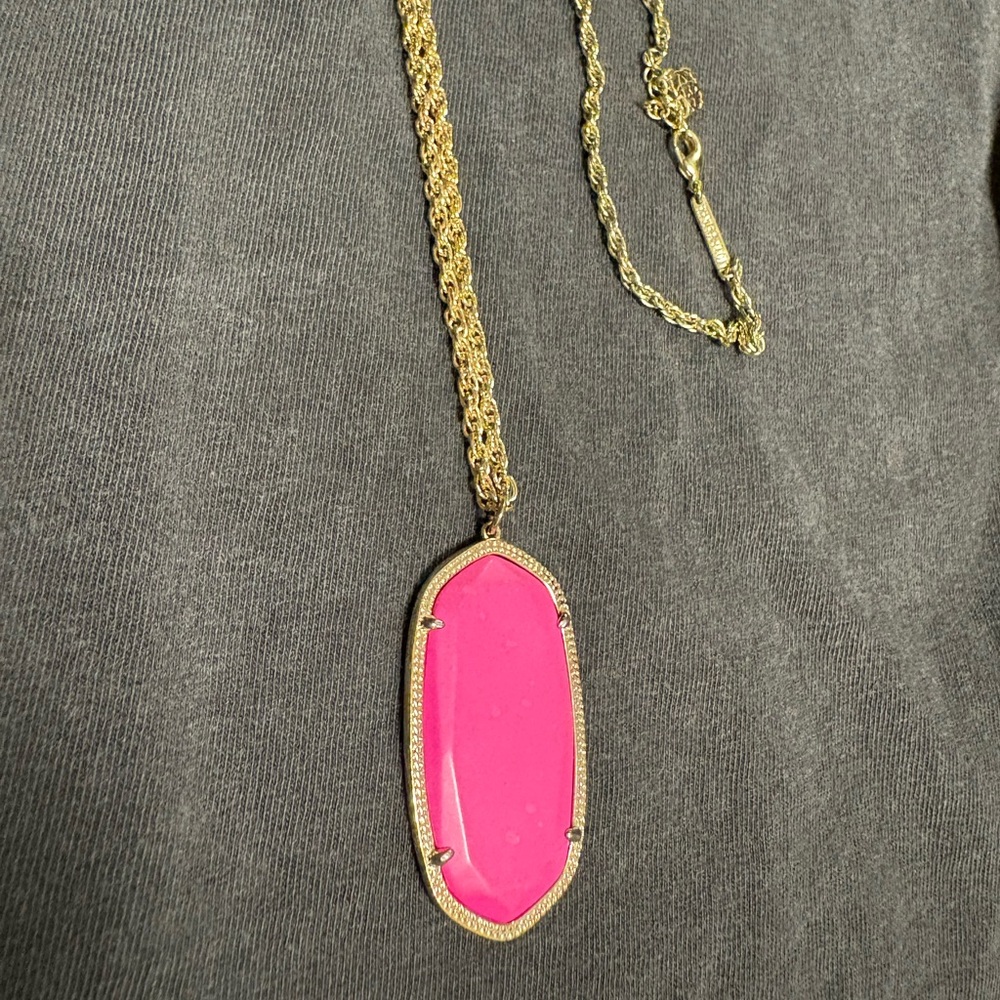 Kendra Scott Rayne Pink Necklace